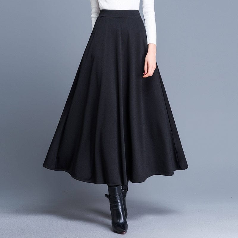Elegancka Rozkloszowana Spódnica Maxi