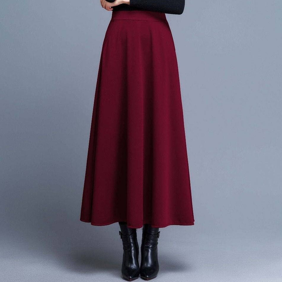 Elegancka Rozkloszowana Spódnica Maxi