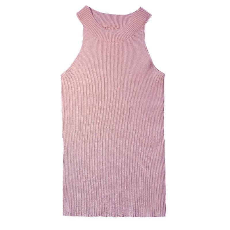 Top Z Dekoltem Halter