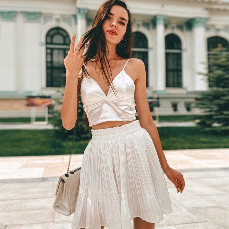 Satynowy Top