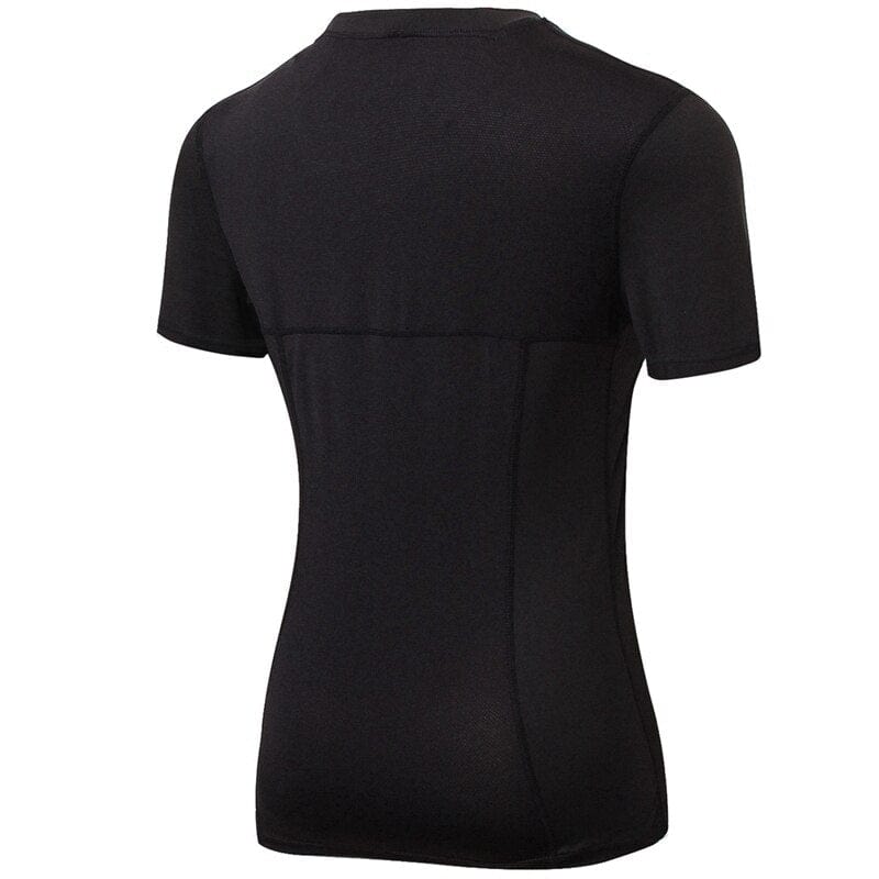 Sportowy Top Z Krótkim Rękawem