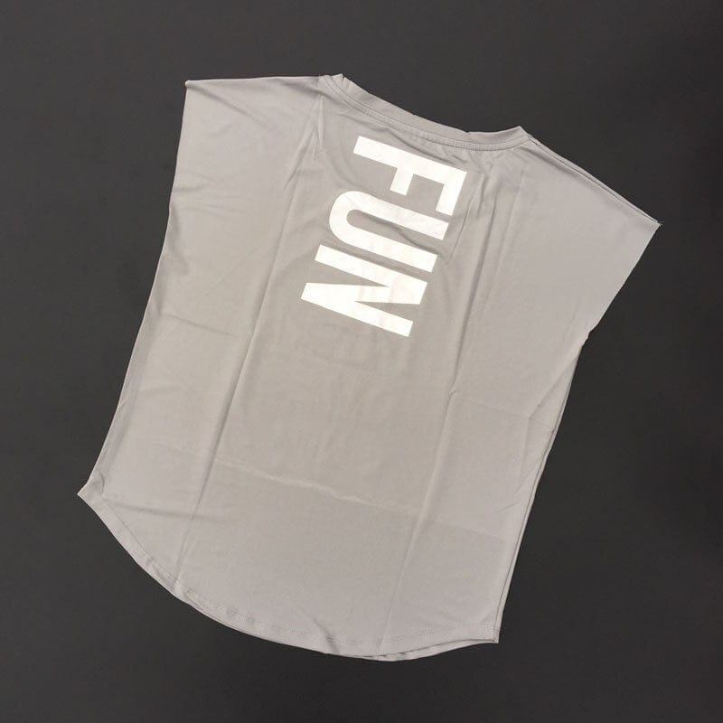 Sportowy Top Z Napisem