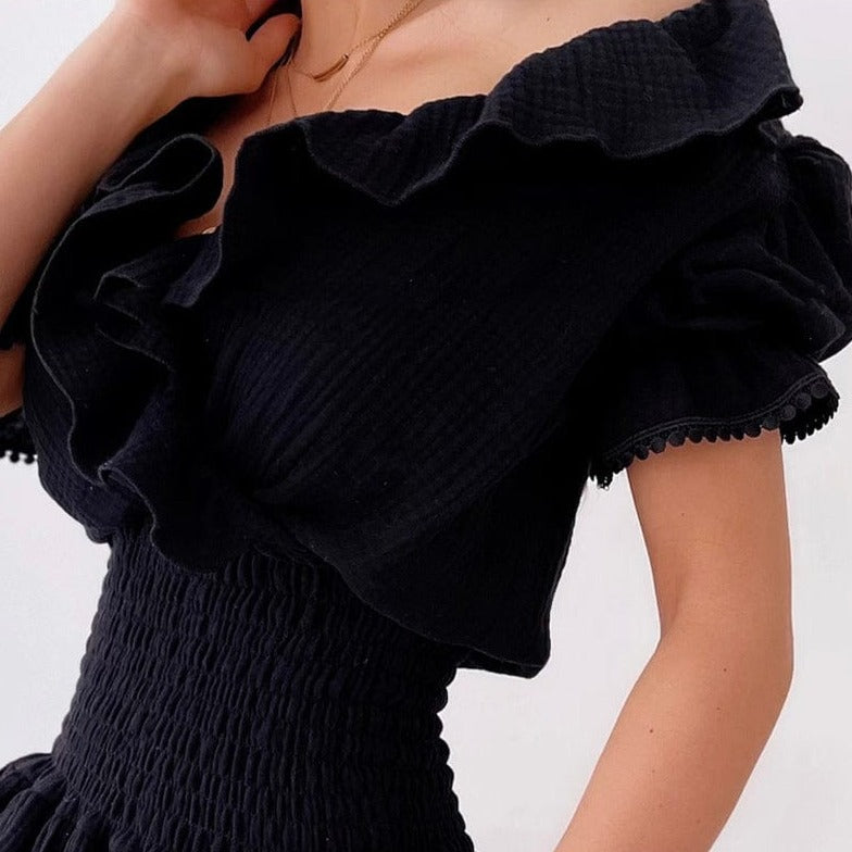 Sukienka Z Falbankami