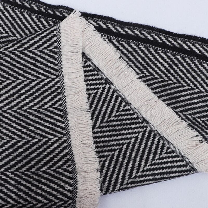 Sweter Ponczo Z Domieszką Kaszmiru