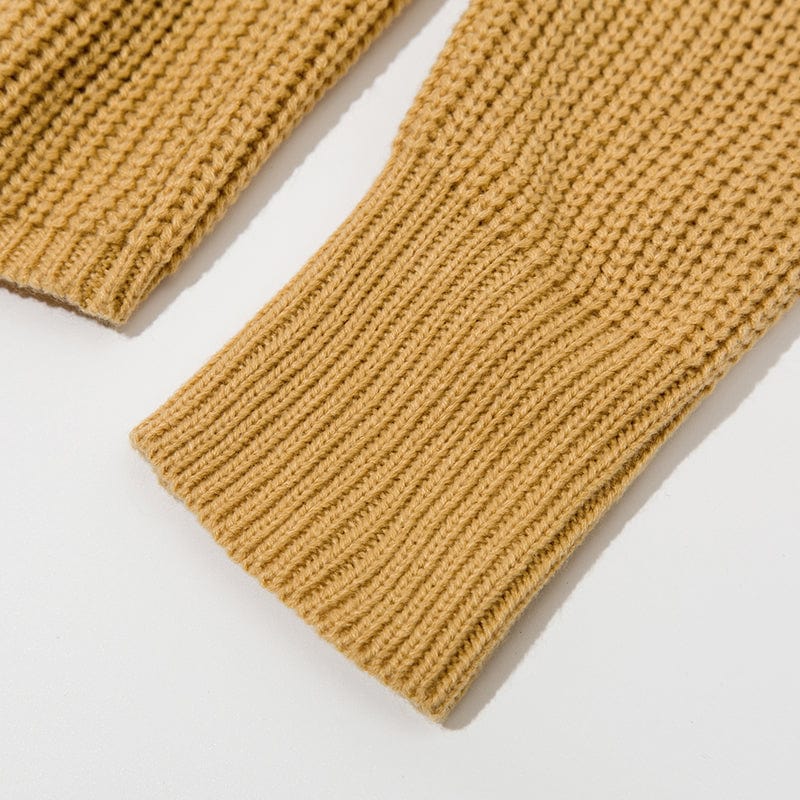 Sweter Z Półokrągłym Dekoltem