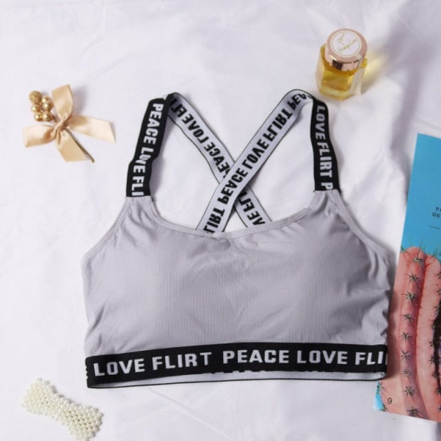 Sportowy Biustonosz Peace Love