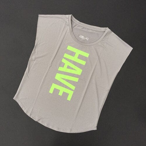 Sportowy Top Z Napisem