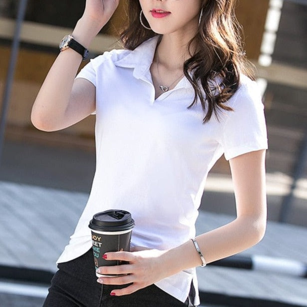 T-shirt Z Kołnierzem