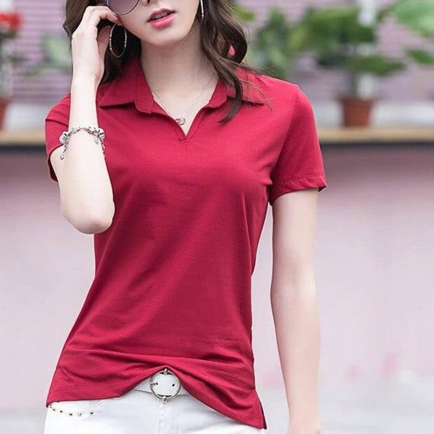 T-shirt Z Kołnierzem