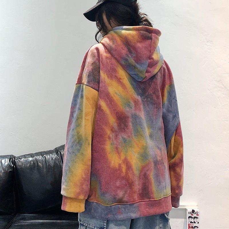 Bluza Z Kapturem Tie Dye