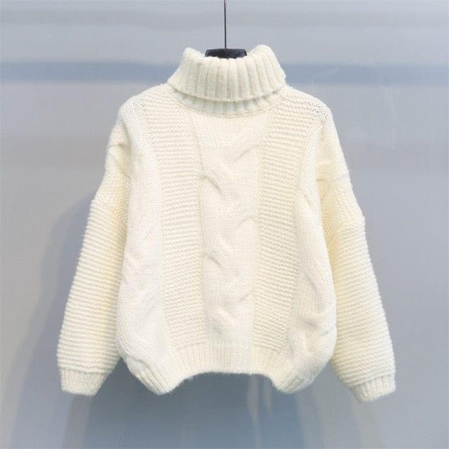 Kaszmirowy Sweter Z Golfem