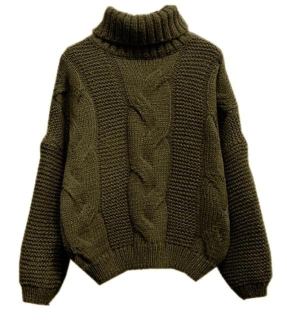 Kaszmirowy Sweter Z Golfem
