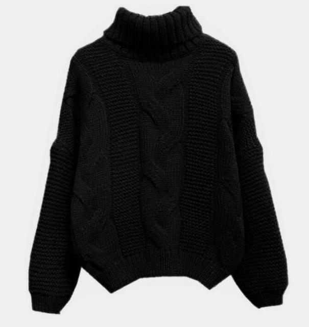 Kaszmirowy Sweter Z Golfem