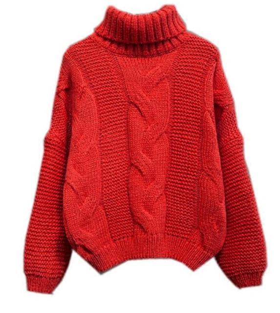 Kaszmirowy Sweter Z Golfem