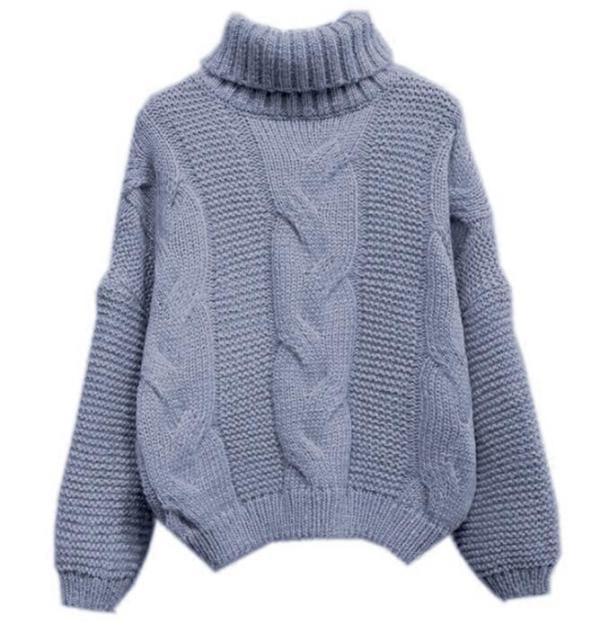 Kaszmirowy Sweter Z Golfem