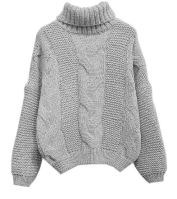 Kaszmirowy Sweter Z Golfem