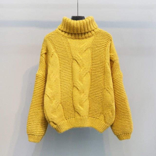 Kaszmirowy Sweter Z Golfem