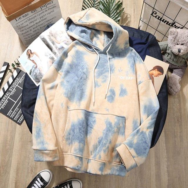 Bluza Z Kapturem Tie Dye