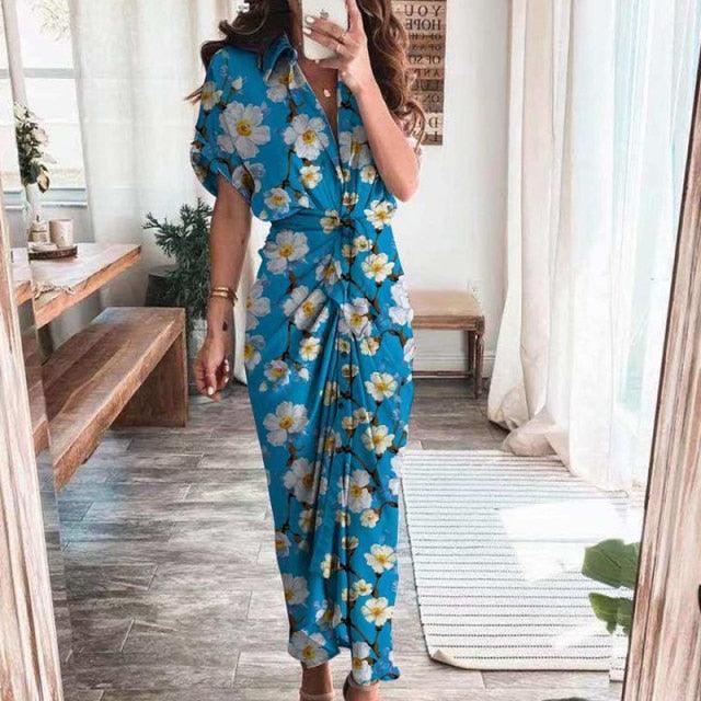 Drapowana Sukienka Do Kostek