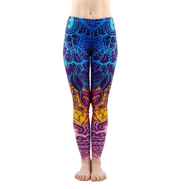 Wzorzyste Legginsy