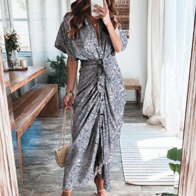 Drapowana Sukienka Do Kostek