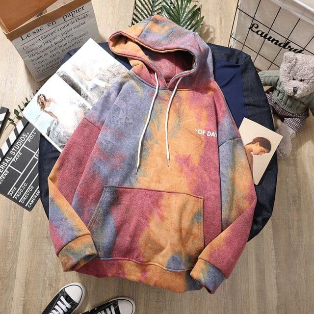 Bluza Z Kapturem Tie Dye