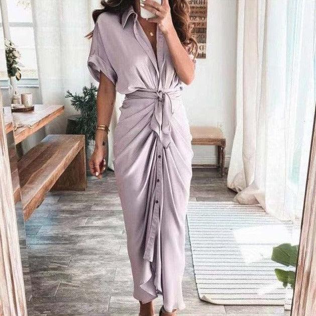 Drapowana Sukienka Do Kostek