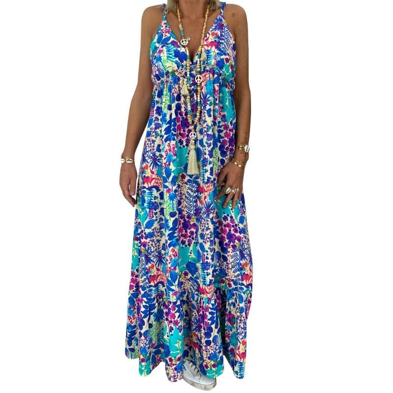 Wzorzysta Sukienka Maxi