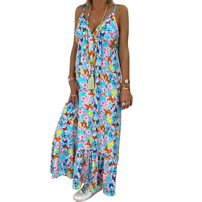 Wzorzysta Sukienka Maxi