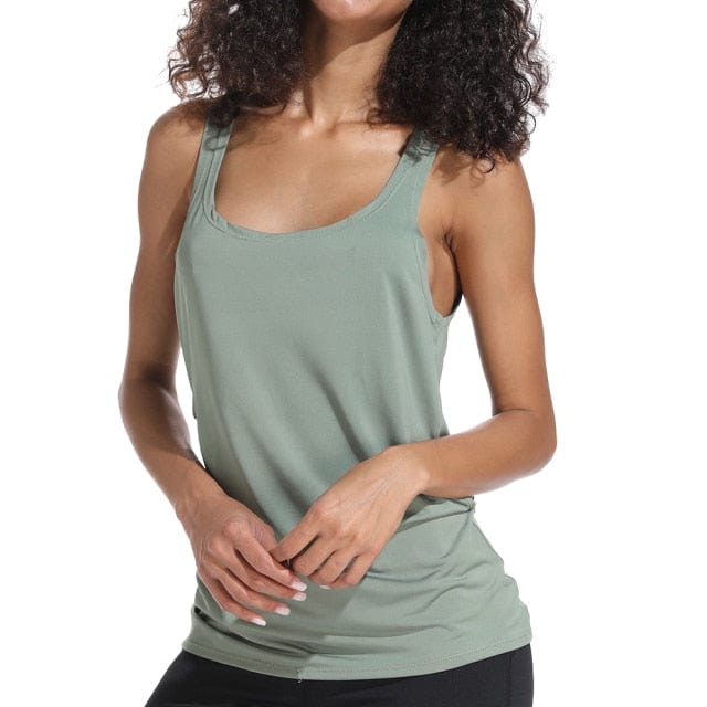 Sportowy Top Z Rozcięciem Na Plecach